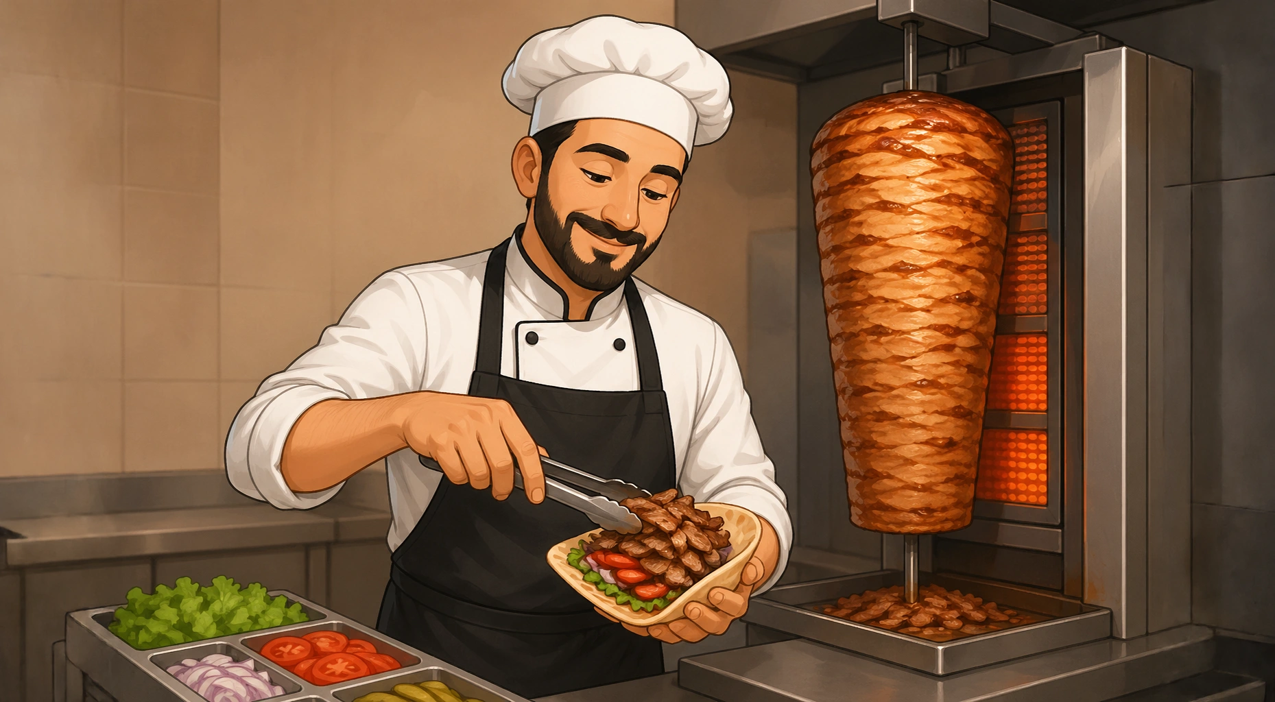 Image of a Shawarma Chef